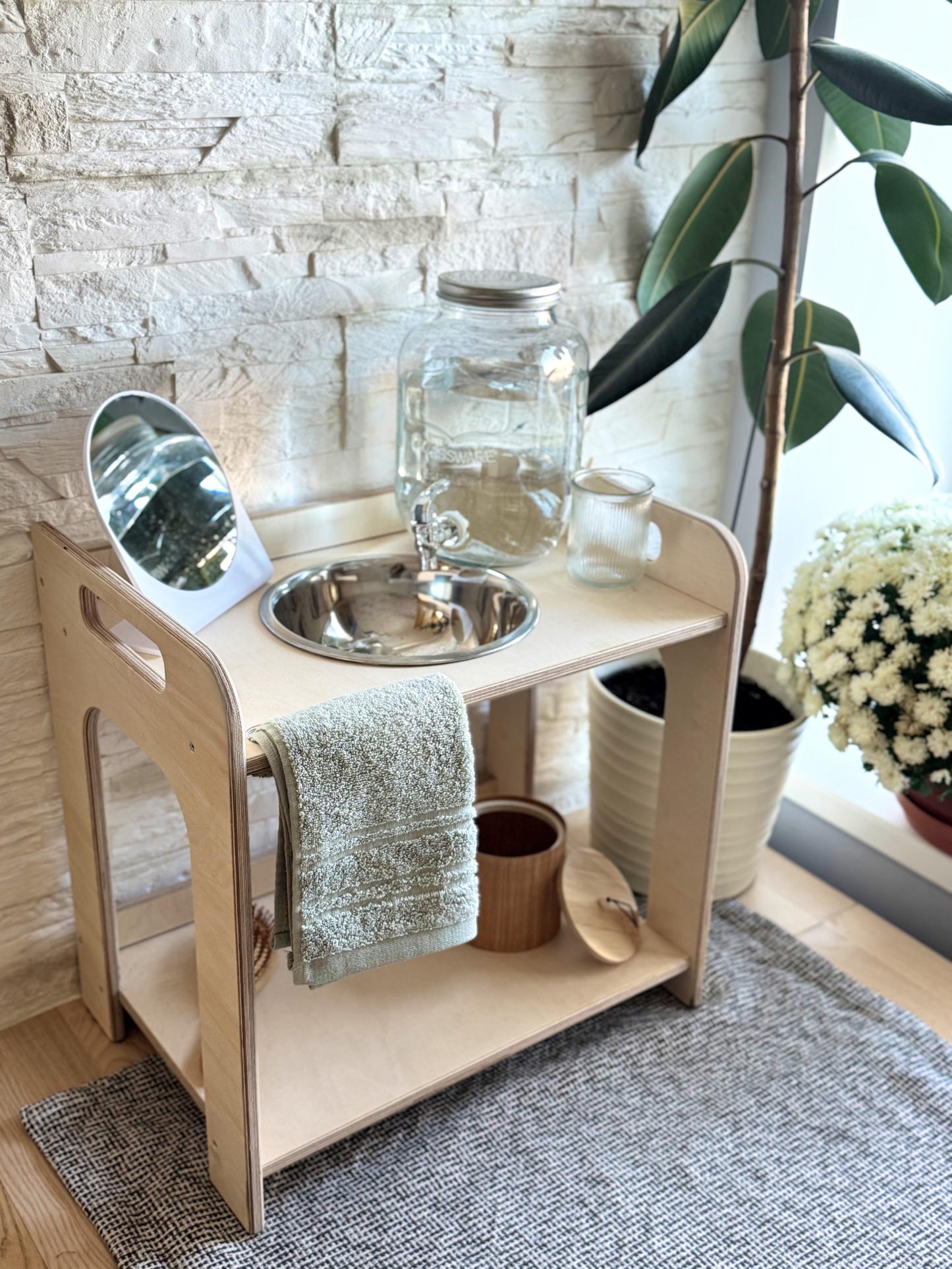Montessori Wash Station for Kids