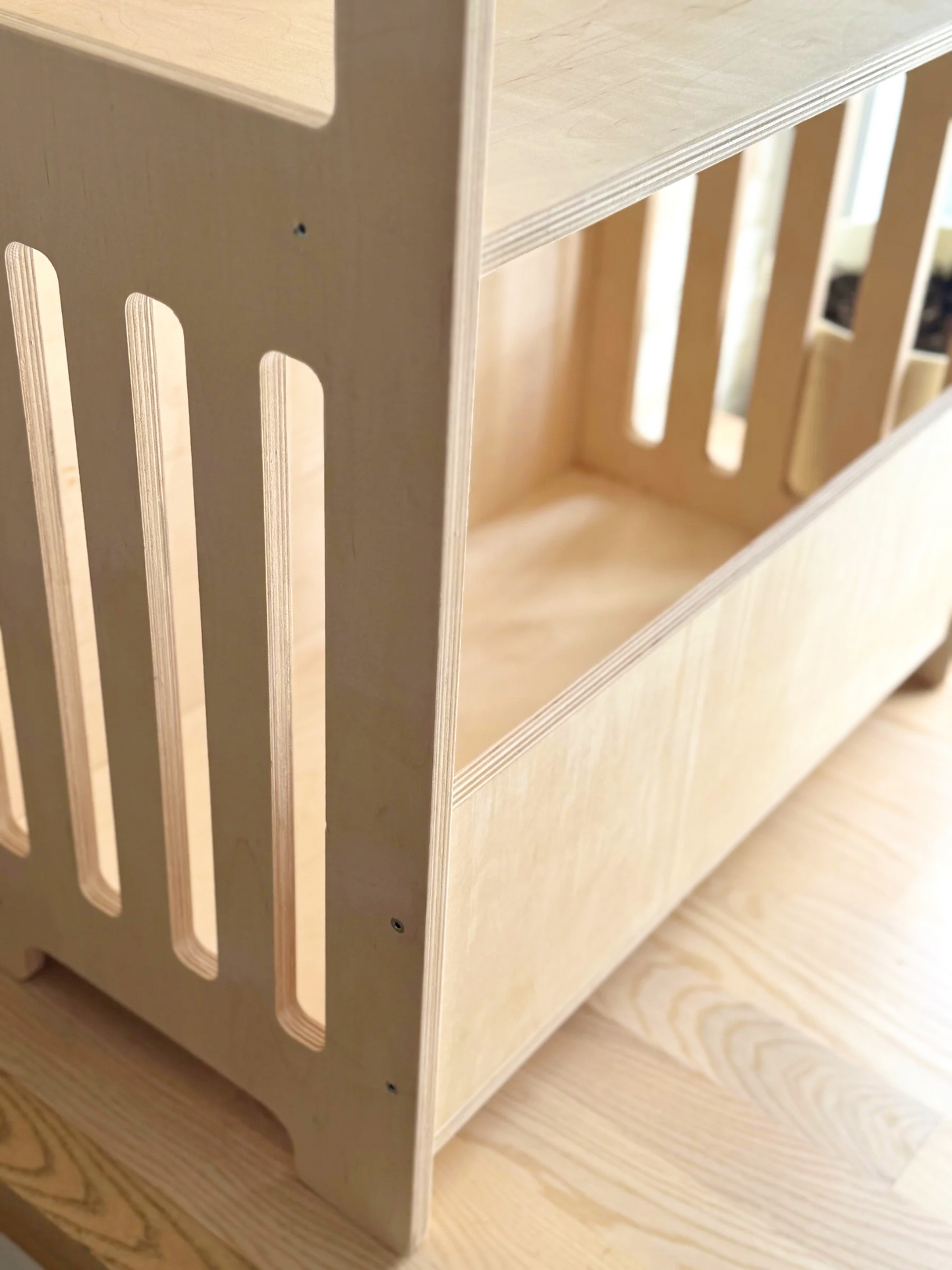 Montessori Wooden Shelf – Kids Storage Organizer