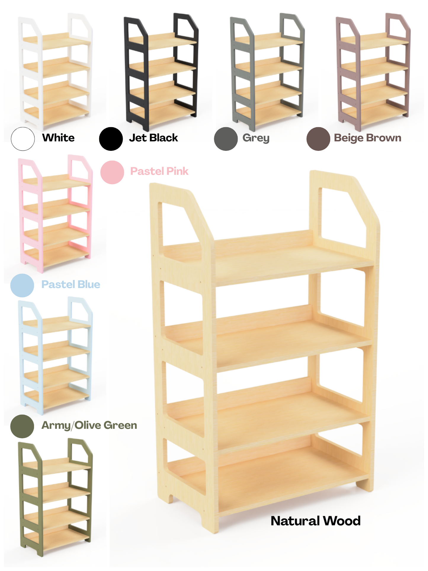 Montessori Wooden Shelf