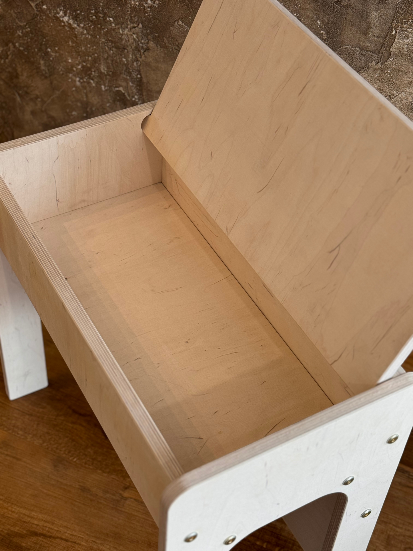 Kids Wooden Table and Chair Set with Storage