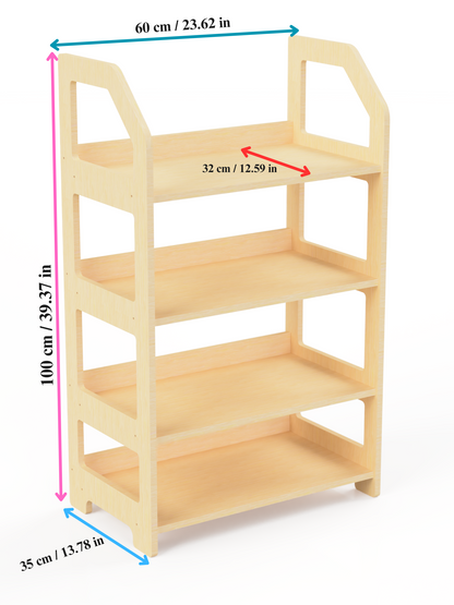 Montessori Wooden Shelf