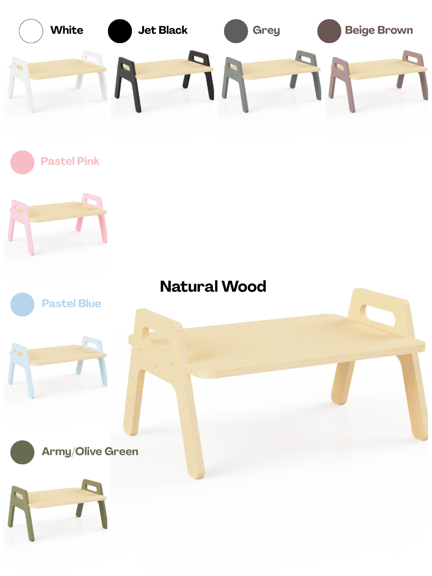Wooden Kids Floor Table