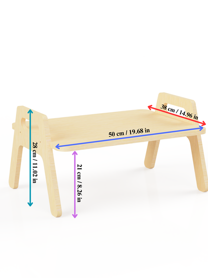 Wooden Kids Floor Table