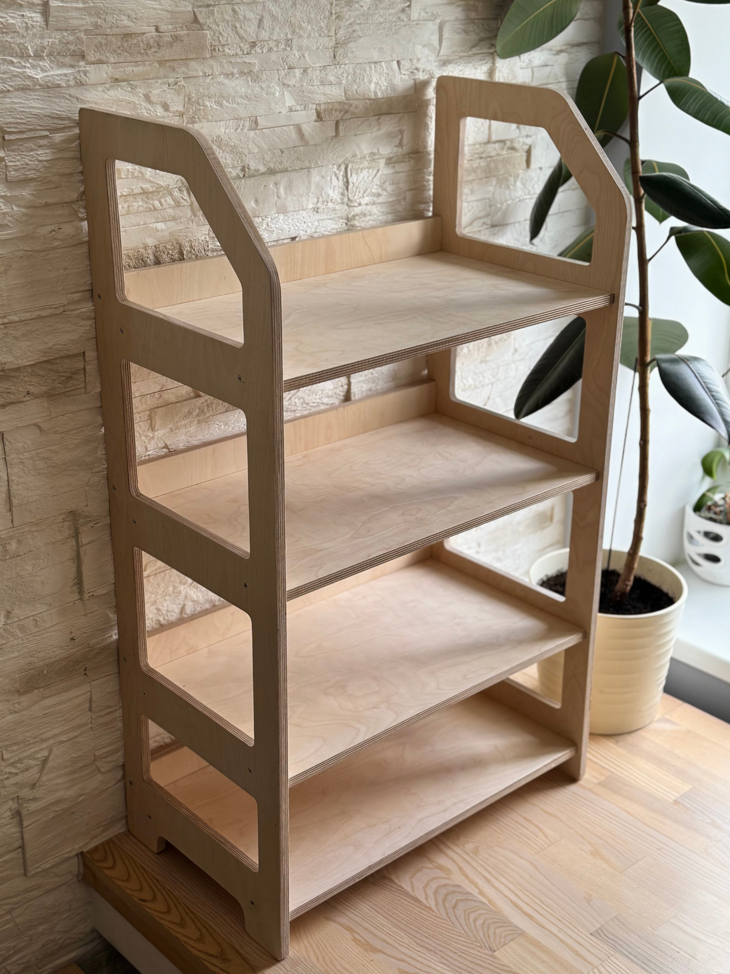 Montessori Wooden Shelf