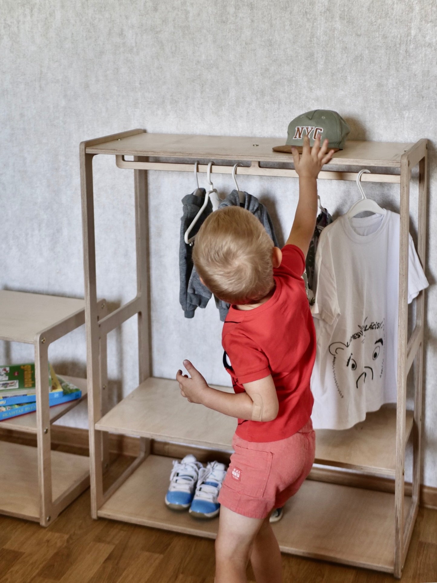 Kids Wardrobe and Shoe Organizer