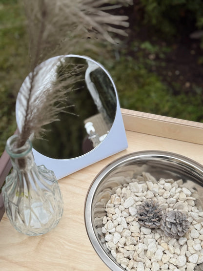 BEIGE BROWN Montessori Open-Bowl Wash Station