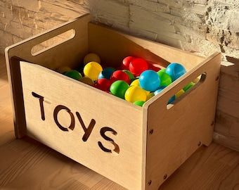 Wooden Toy Box