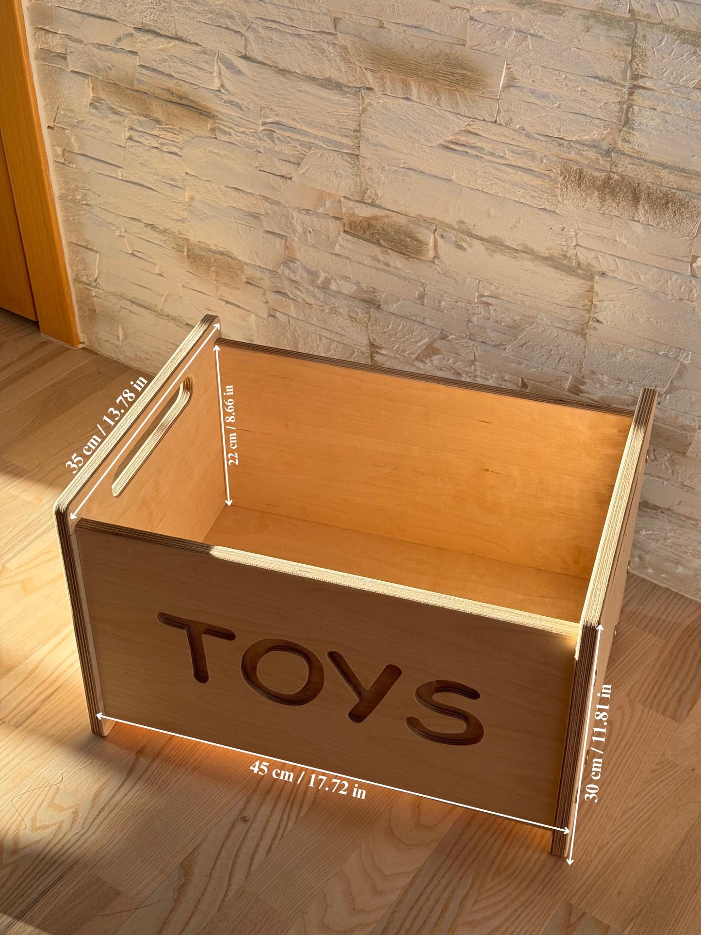 Wooden Toy Box