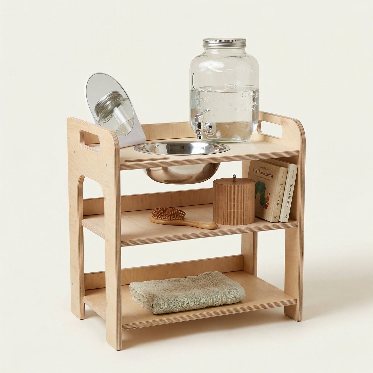 Montessori Wash Station with Lid