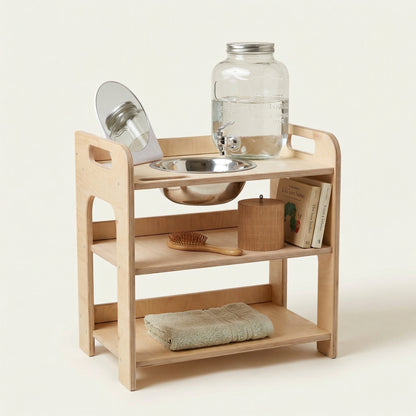 Montessori Wash Station with Lid